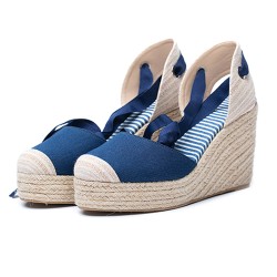 Scarpe esparillas con zeppa